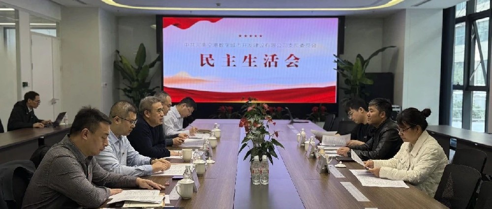 空港数字城市召开党支部领导班子2024年度民主生活会